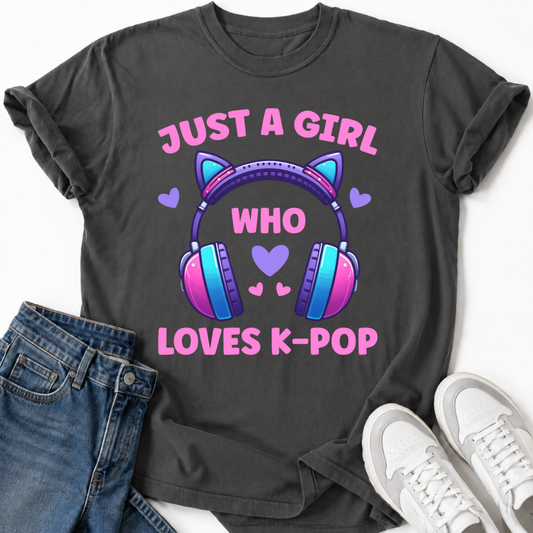 K-POP KOPFHÖRER T-SHIRT