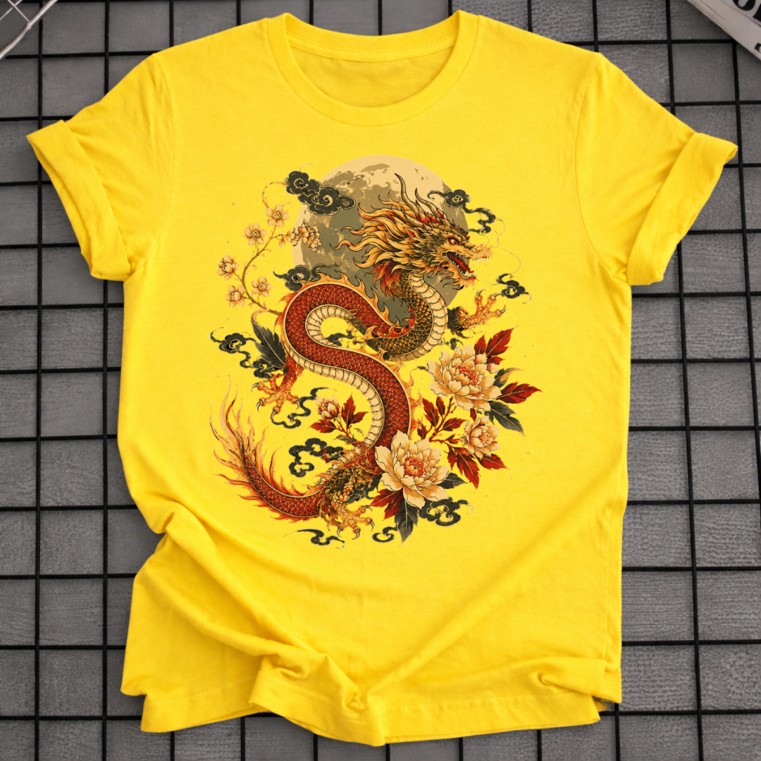 JAPANESE GOLDEN DRAGON T-SHIRT