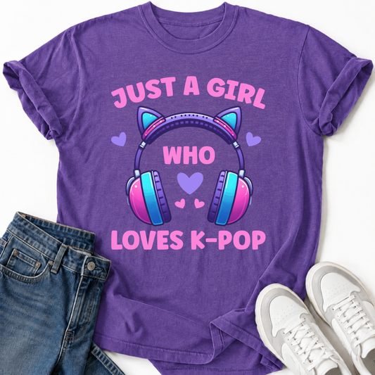 K-POP KOPFHÖRER T-SHIRT