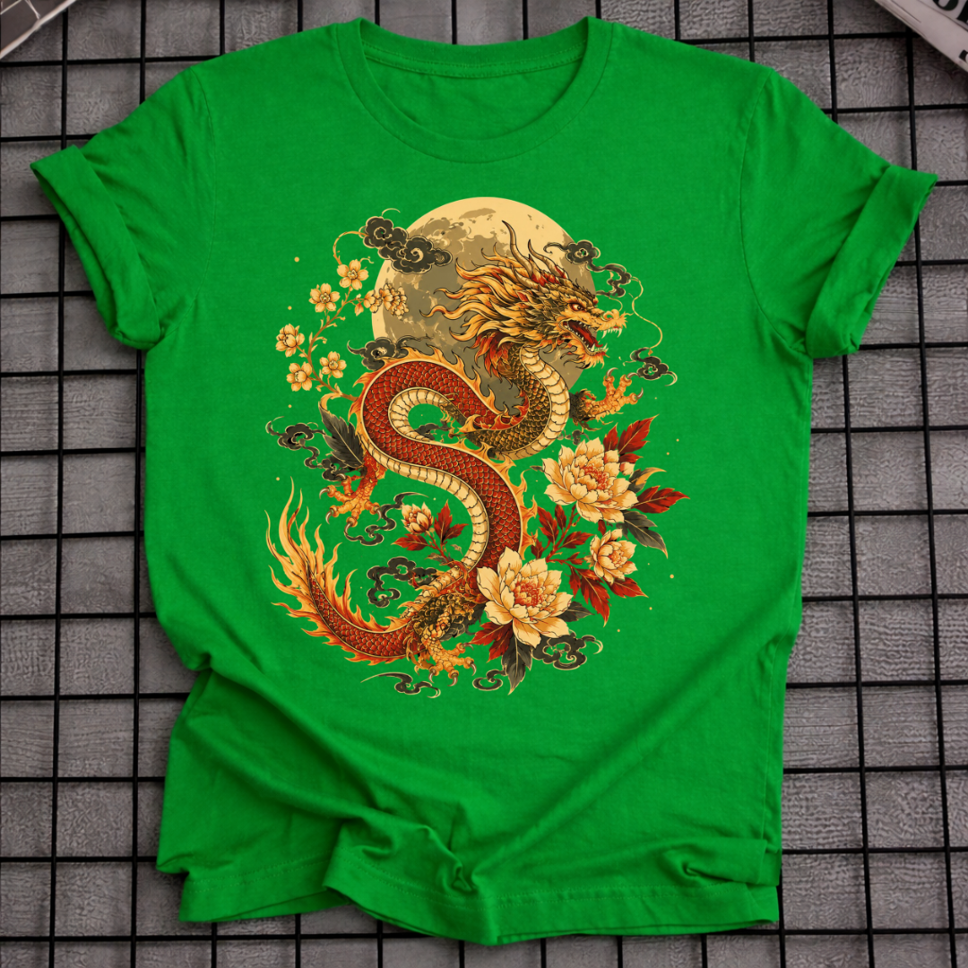 JAPANESE GOLDEN DRAGON T-SHIRT