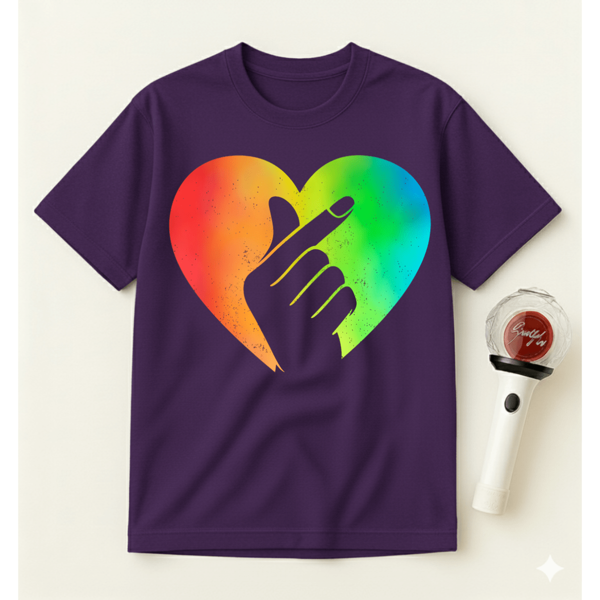 K-POP RAINBOW T-SHIRT