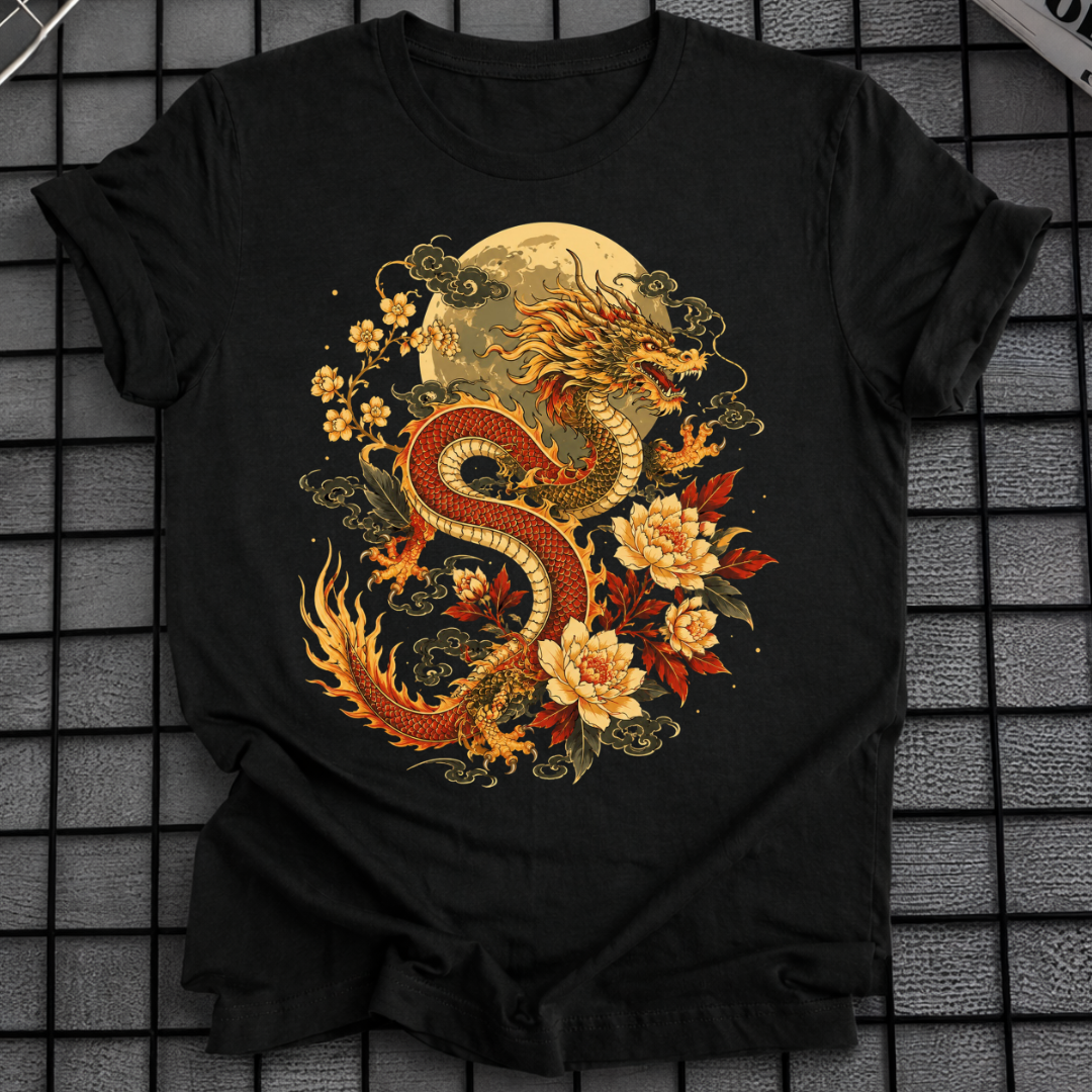 JAPANESE GOLDEN DRAGON T-SHIRT