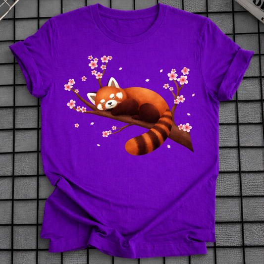 SLEEPY RED PANDA T-SHIRT