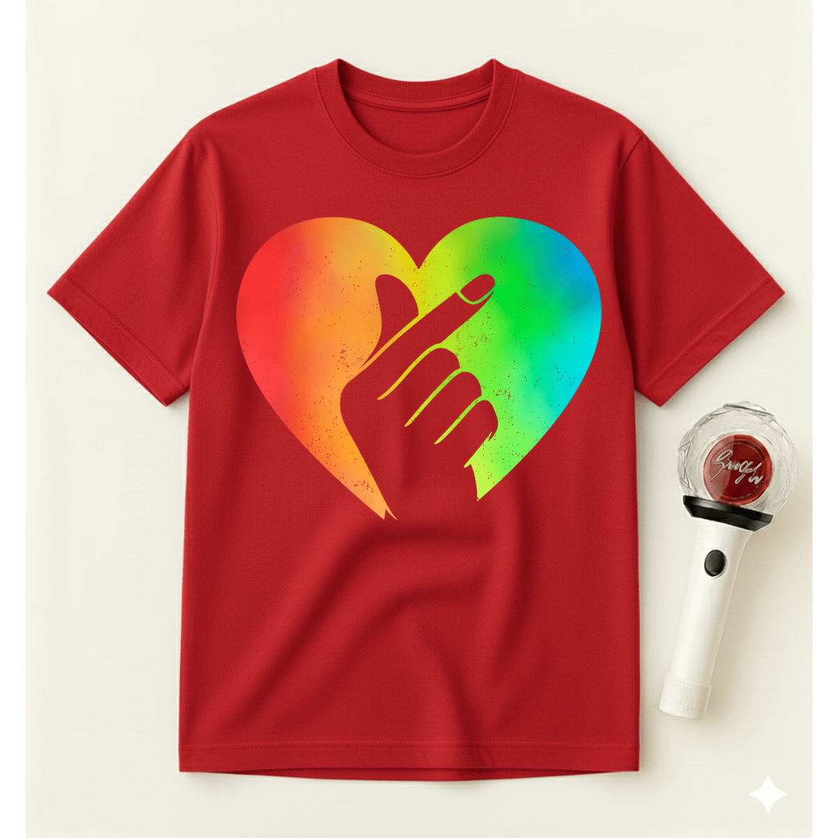 K-POP RAINBOW T-SHIRT