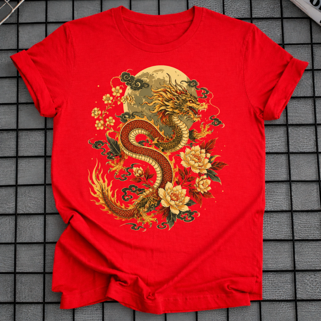 JAPANESE GOLDEN DRAGON T-SHIRT