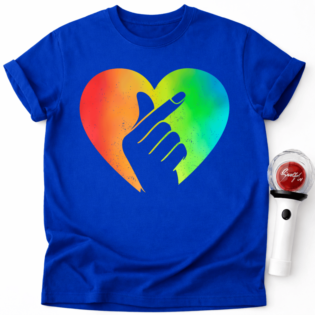 K-POP REGENBOGEN-T-SHIRT