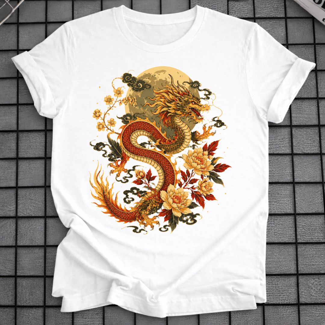 JAPANESE GOLDEN DRAGON T-SHIRT
