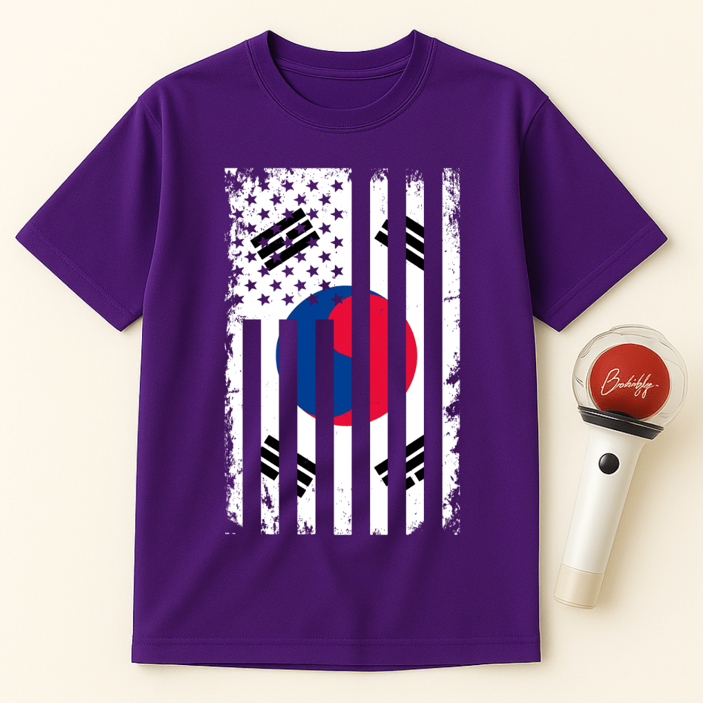 US KOREA FLAG UNISEX T-SHIRT