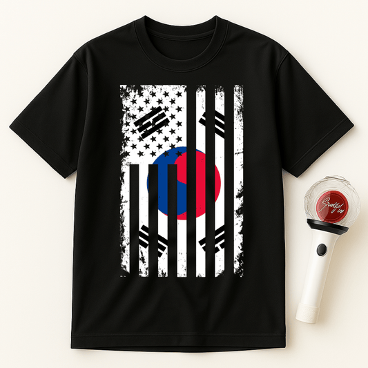 US KOREA FLAG UNISEX T-SHIRT