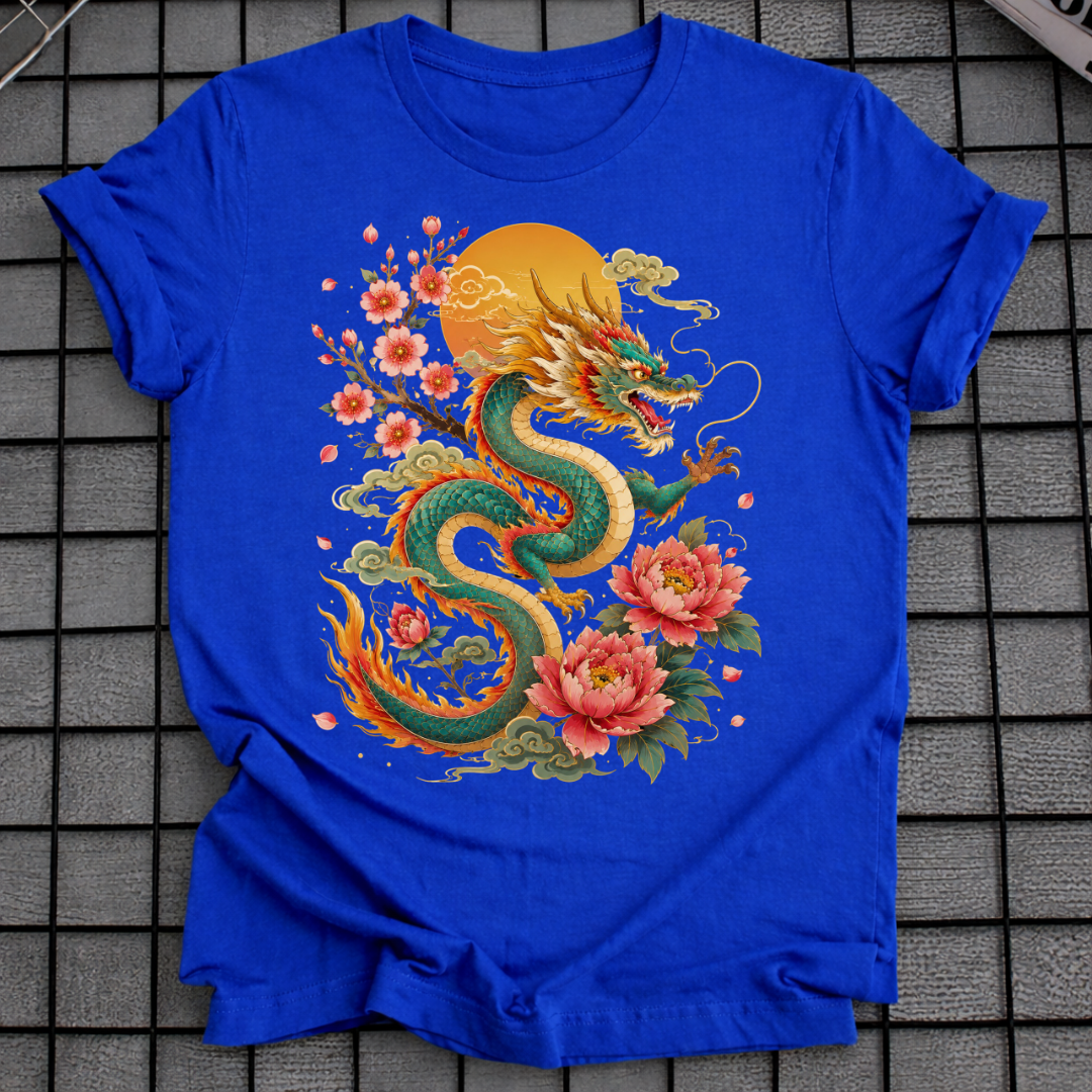 FLORAL SUN DRAGON T-SHIRT