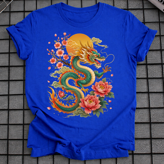 FLORAL SUN DRAGON T-SHIRT
