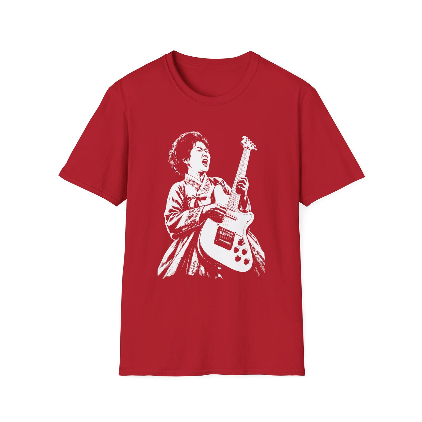 T-Shirt — Vintage Rock Guitarist Graphic Tee