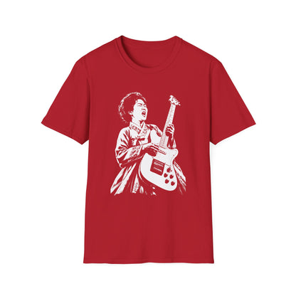 T-Shirt — Vintage Rock Guitarist Graphic Tee