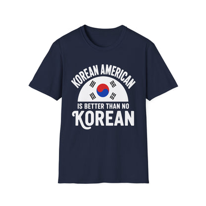Korean American T-Shirt – Bold Taegeuk Emblem Pride Tee