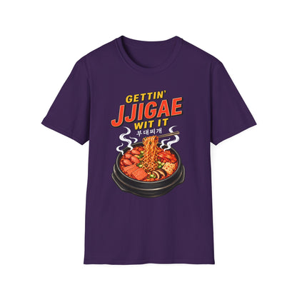 T-Shirt — "Gettin' Jjigae Wit It" Korean Stew Graphic Tee