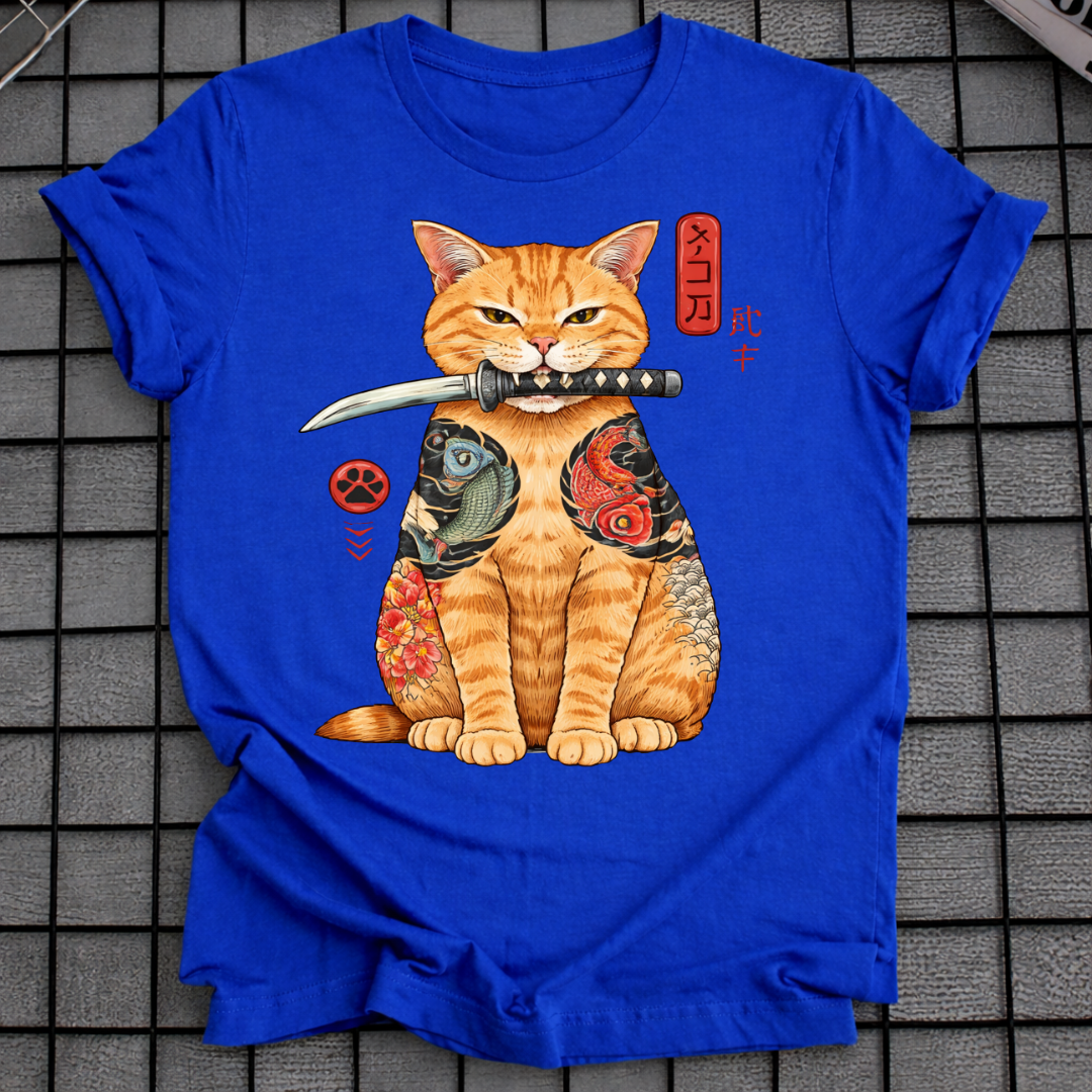 JAPANISCHES KATZENKRIEGER T-SHIRT