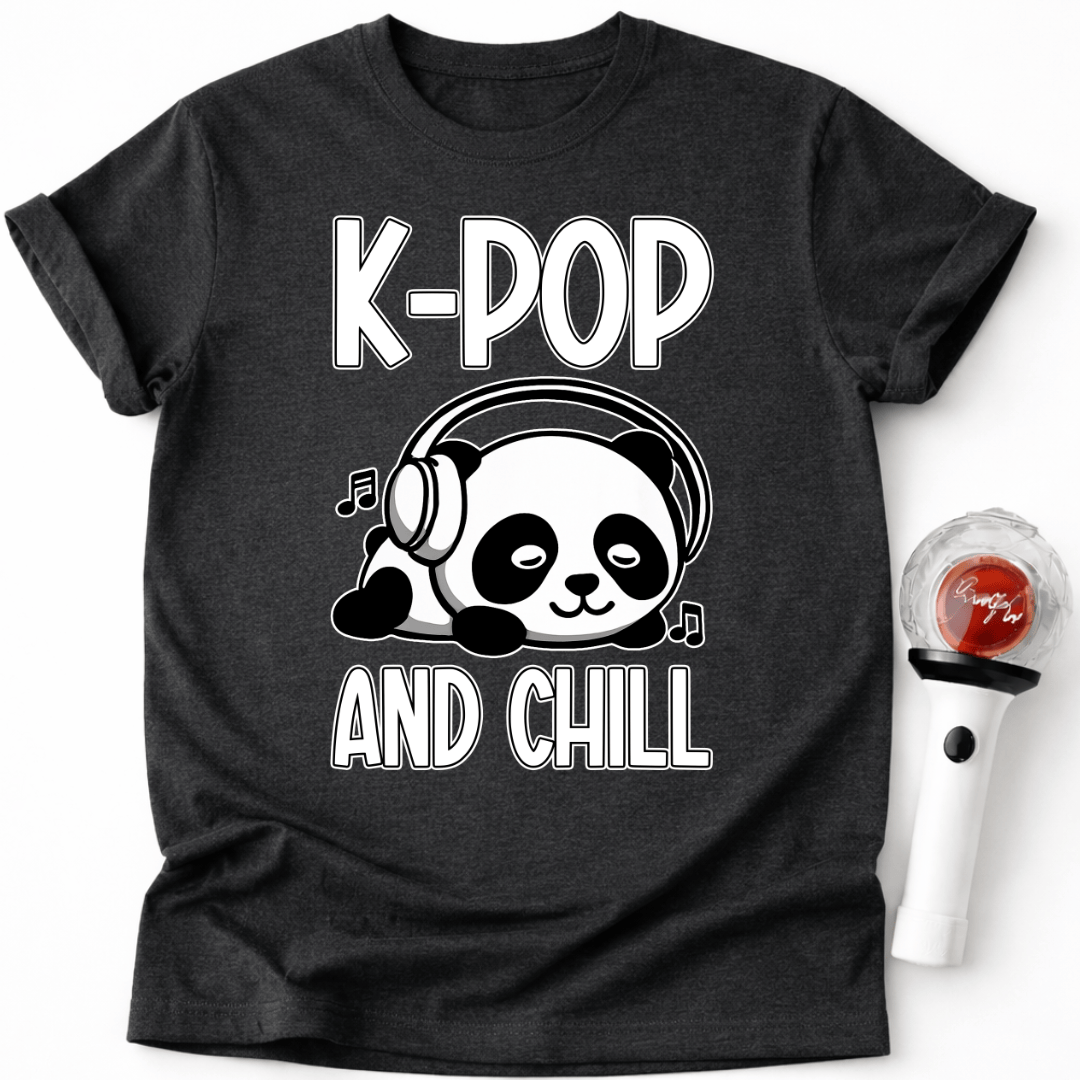 K-POP AND CHILL PANDA T-SHIRT