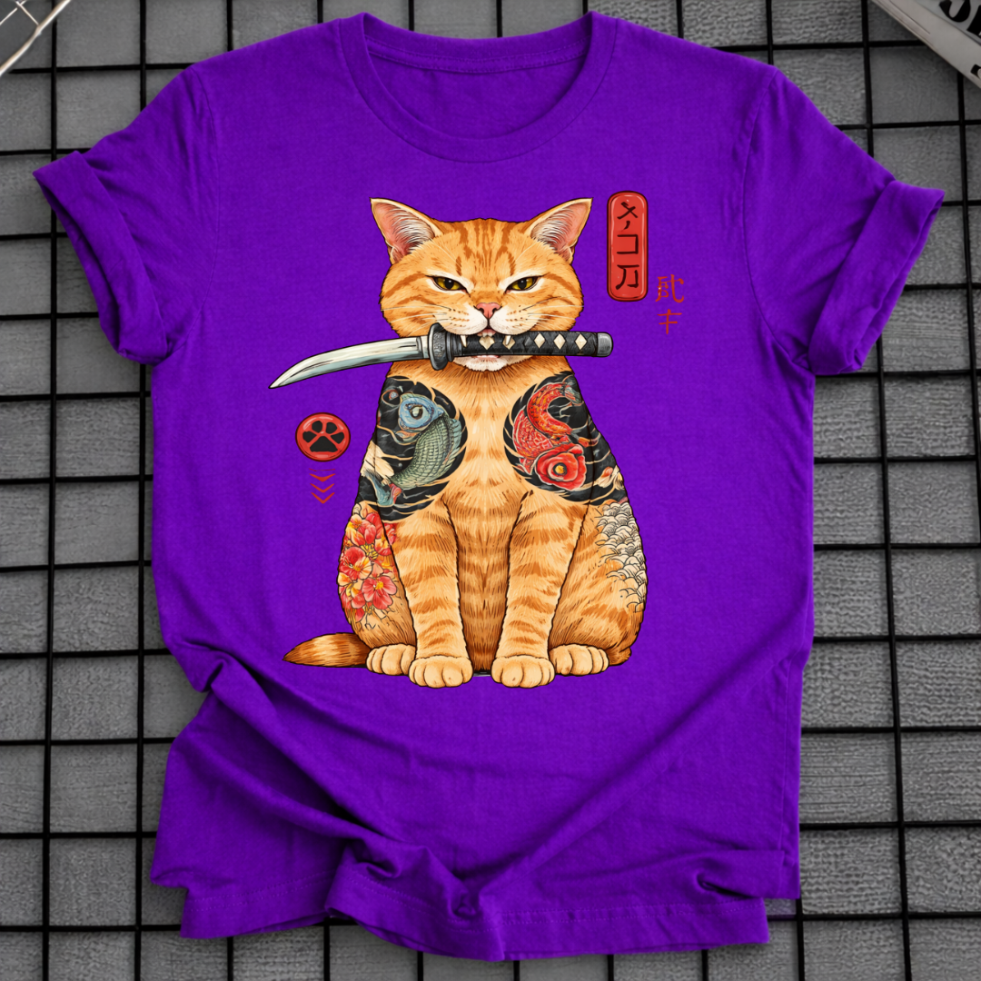 JAPANISCHES KATZENKRIEGER T-SHIRT