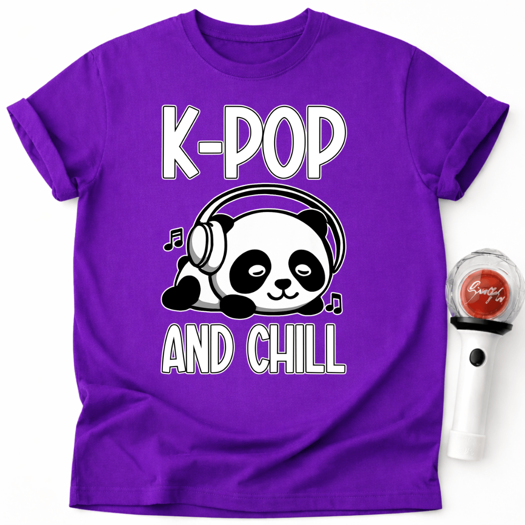 K-POP AND CHILL PANDA T-SHIRT