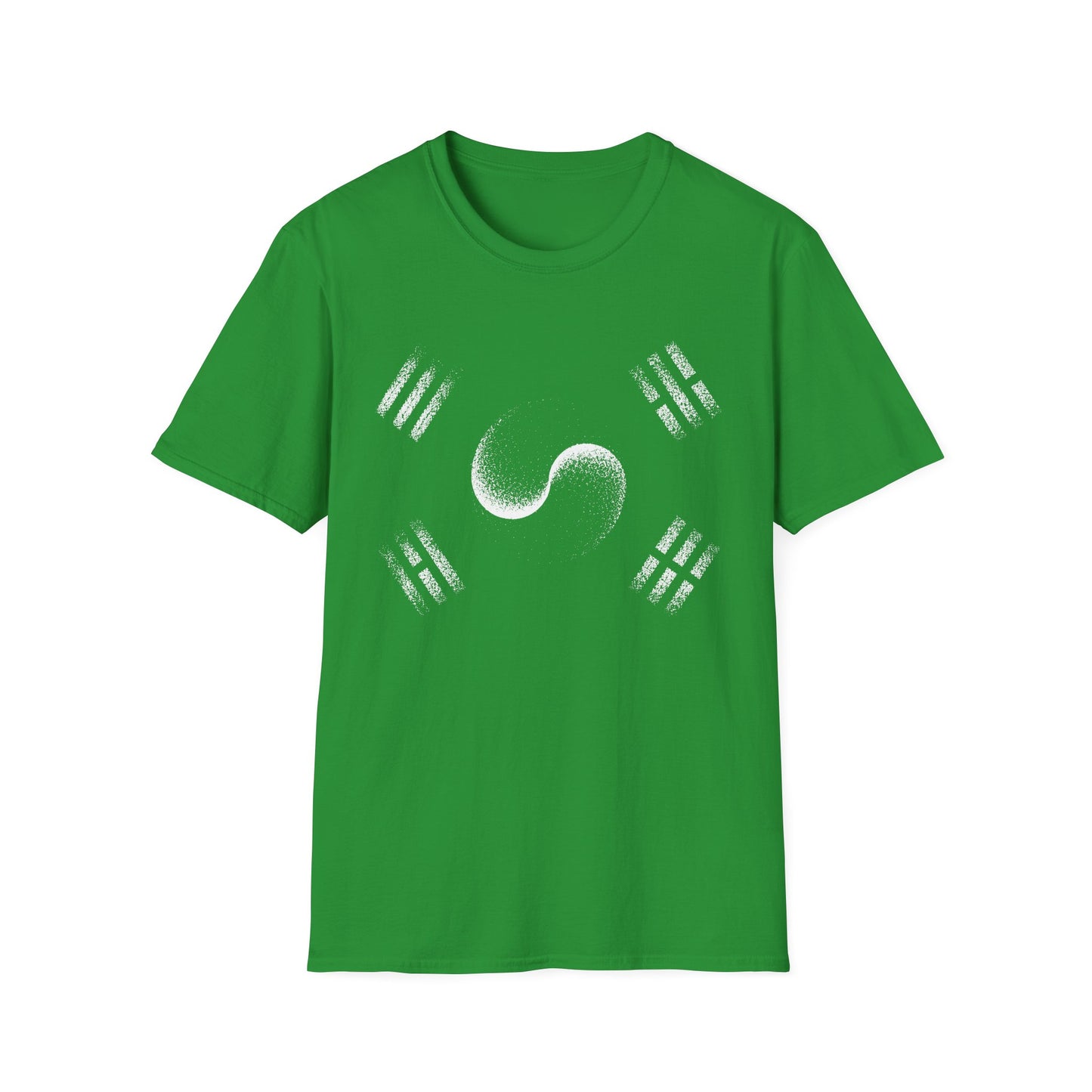 Yin Yang Taeguk Korean Flag T‑Shirt — Minimalist Zen Martial Arts Tee
