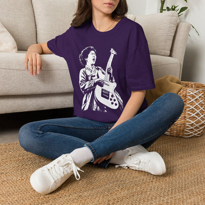 T-Shirt — Vintage Rock Guitarist Graphic Tee