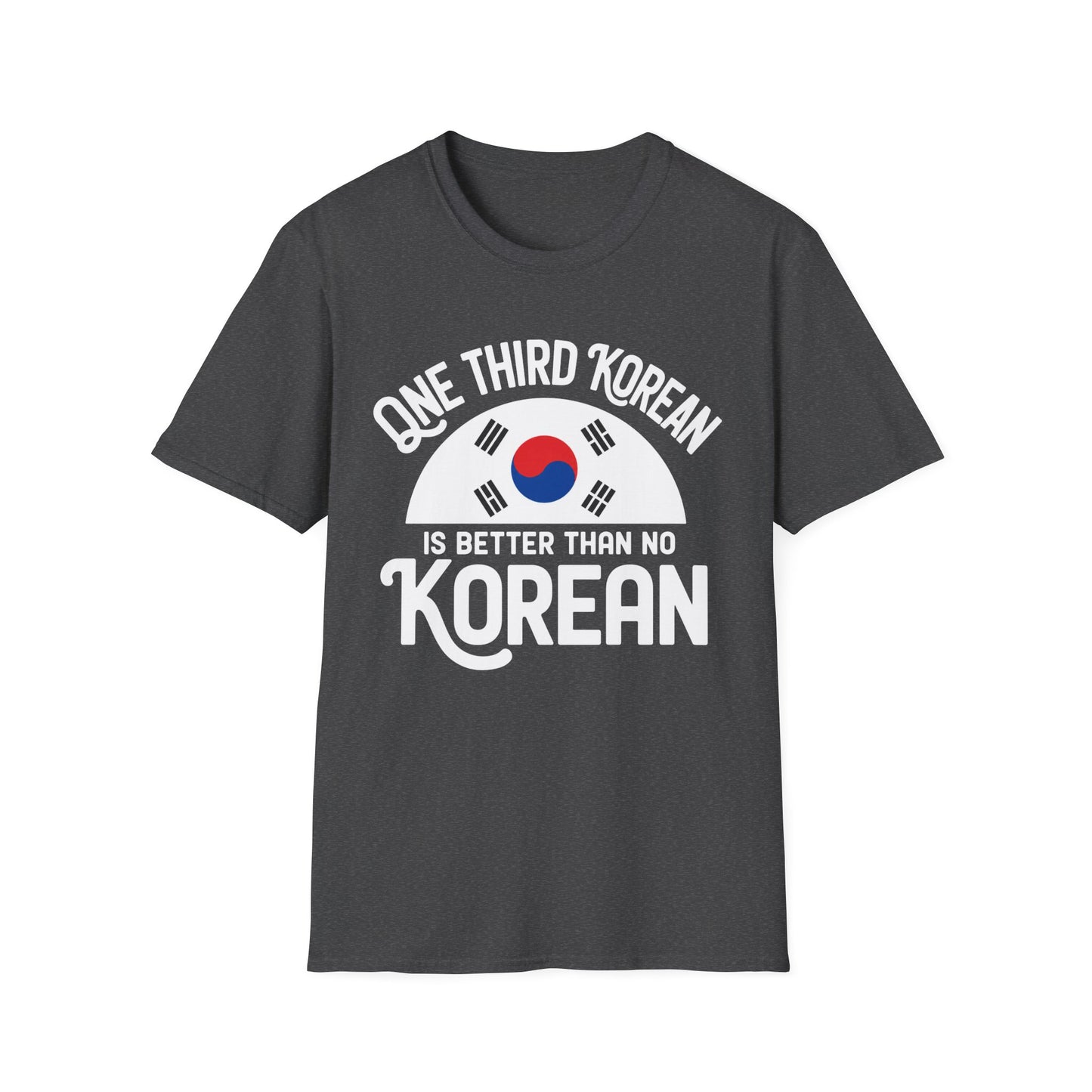 Korean Heritage T-Shirt — "One Third Korean" Flag Graphic