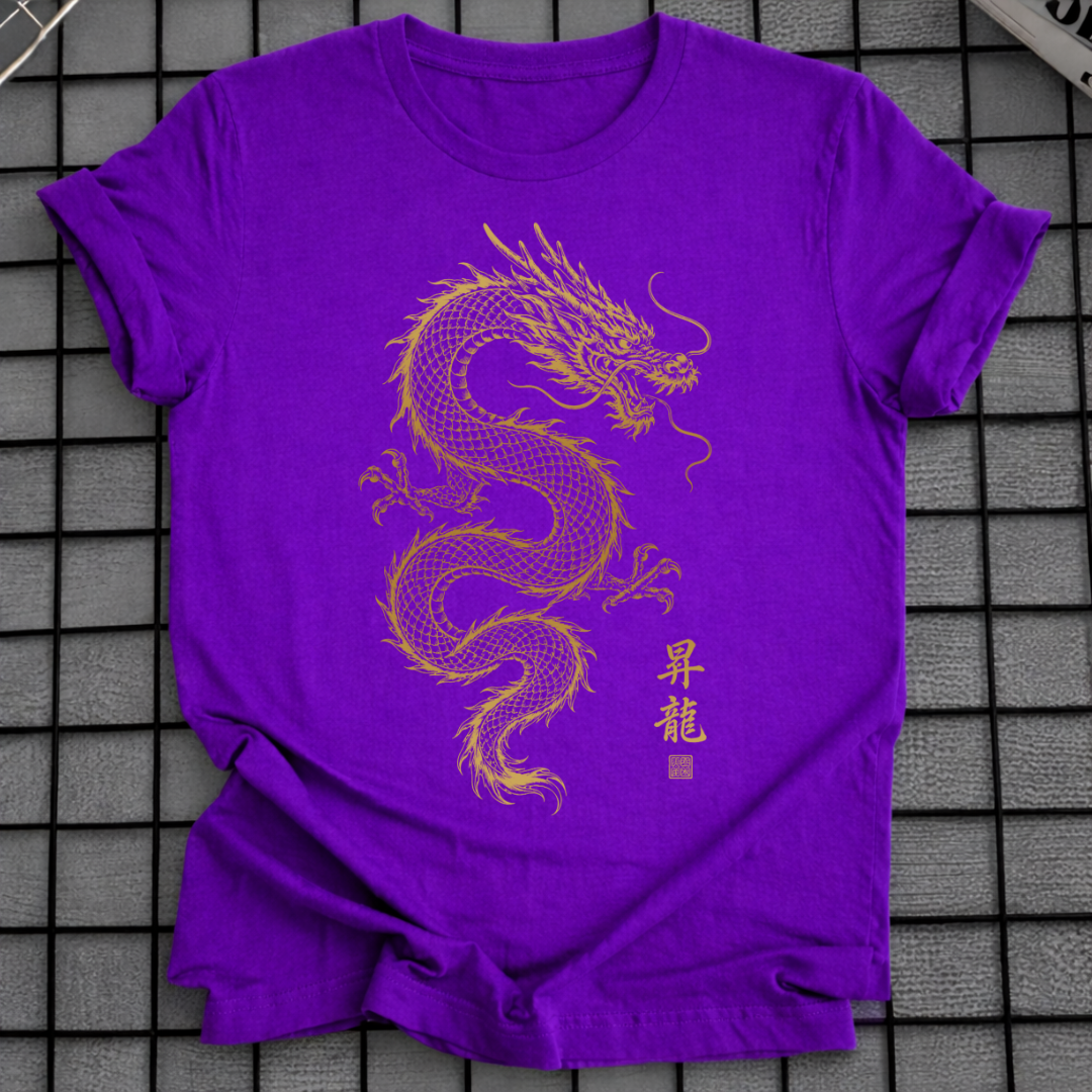 JAPANESE GOLD DRAGON T-SHIRT