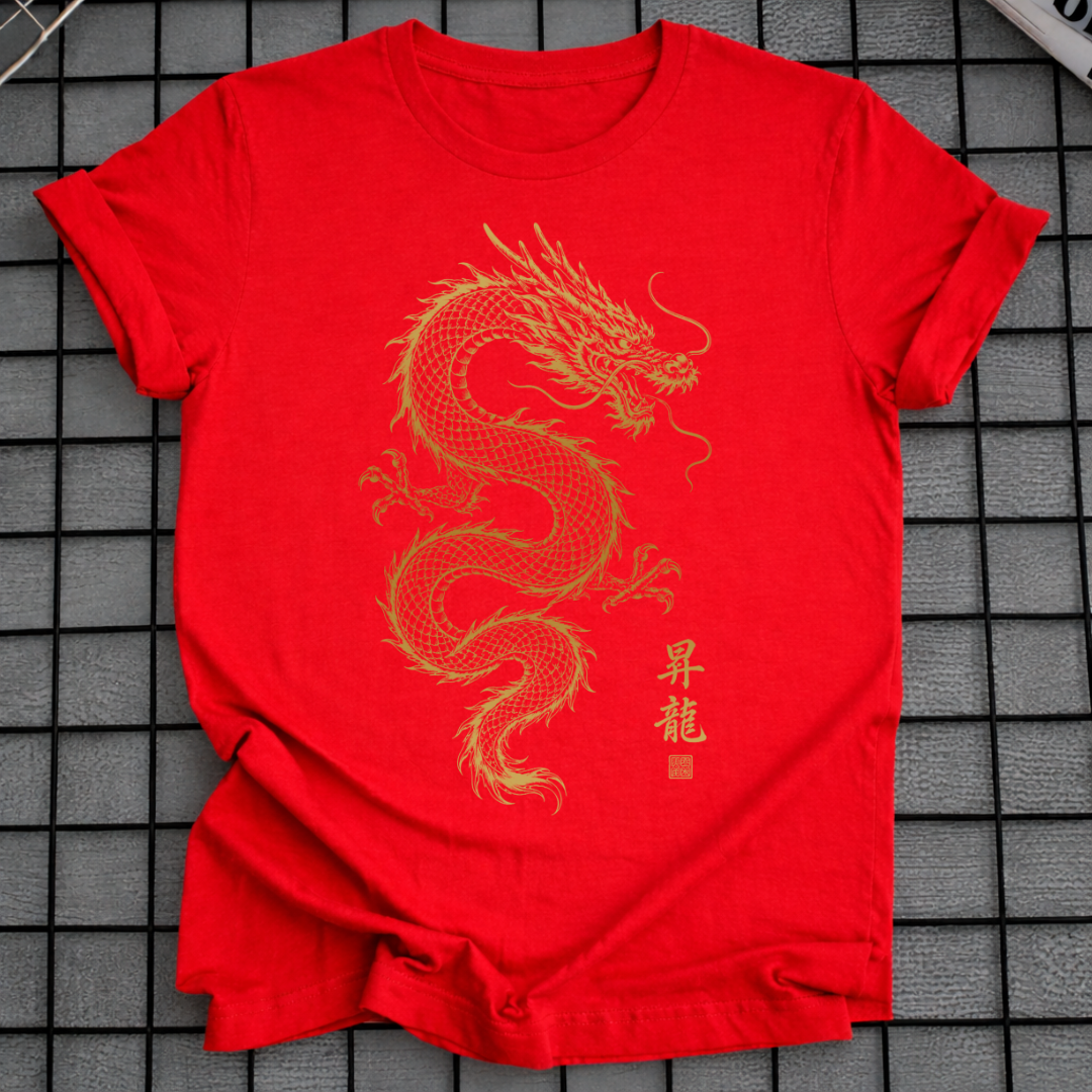 JAPANESE GOLD DRAGON T-SHIRT