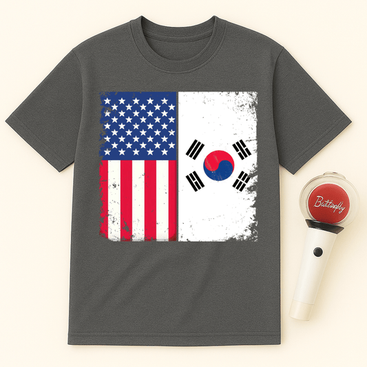 USA KOREA FLAG UNISEX T-SHIRT