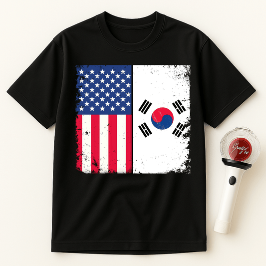 USA KOREA FLAG UNISEX T-SHIRT