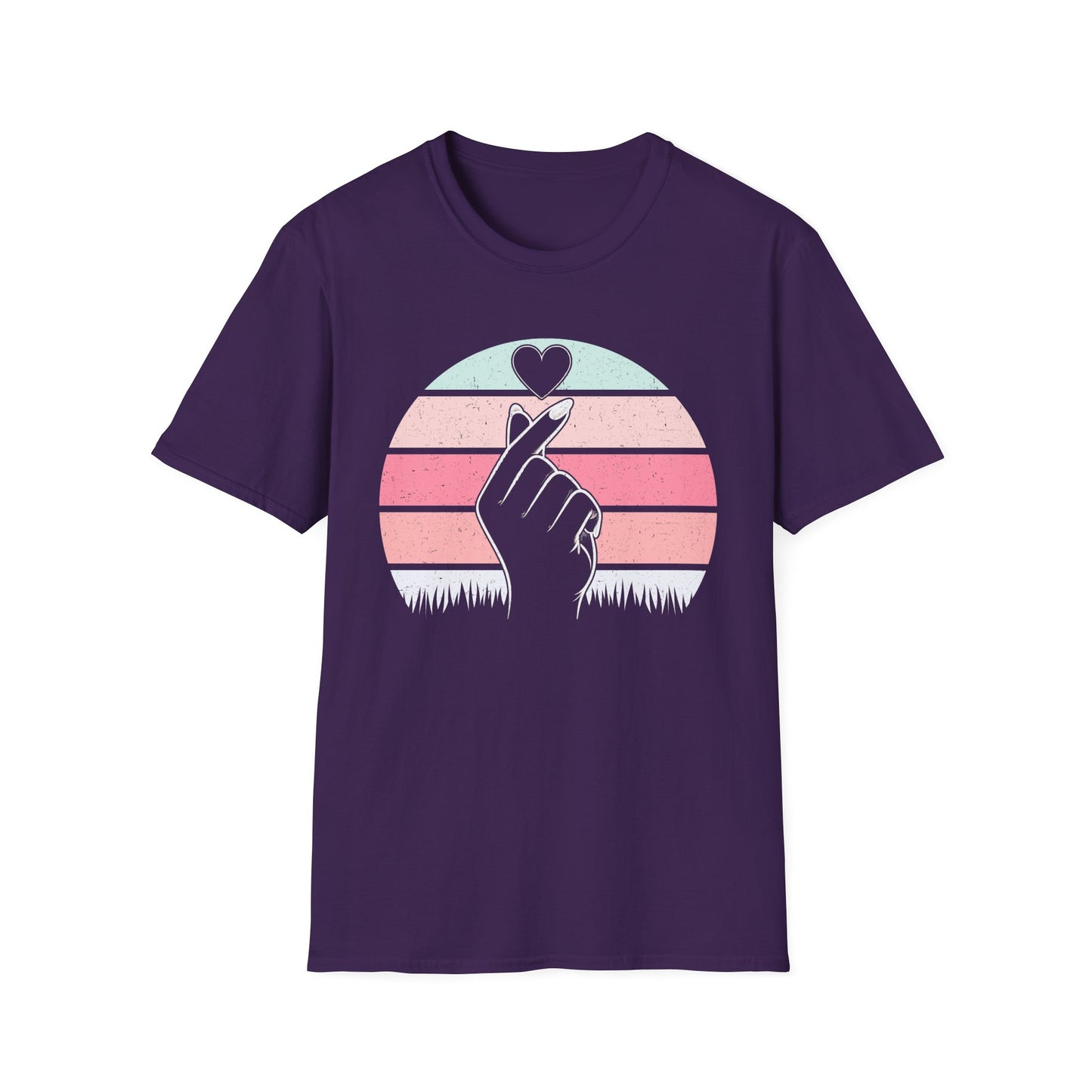 Heart Hand Graphic Unisex Softstyle T-Shirt - Ideal for Casual Wear & Gifts