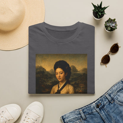 Portrait Tee — Vintage Asian Woman Oil Painting Graphic T-Shirt