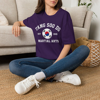 Tang Soo Do Martial Arts T-Shirt – Korean Flag Tae Kwon Do Training Tee (Est. 1945)