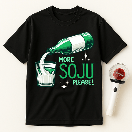 MORE SOJU PLEASE UNISEX T-SHIRT