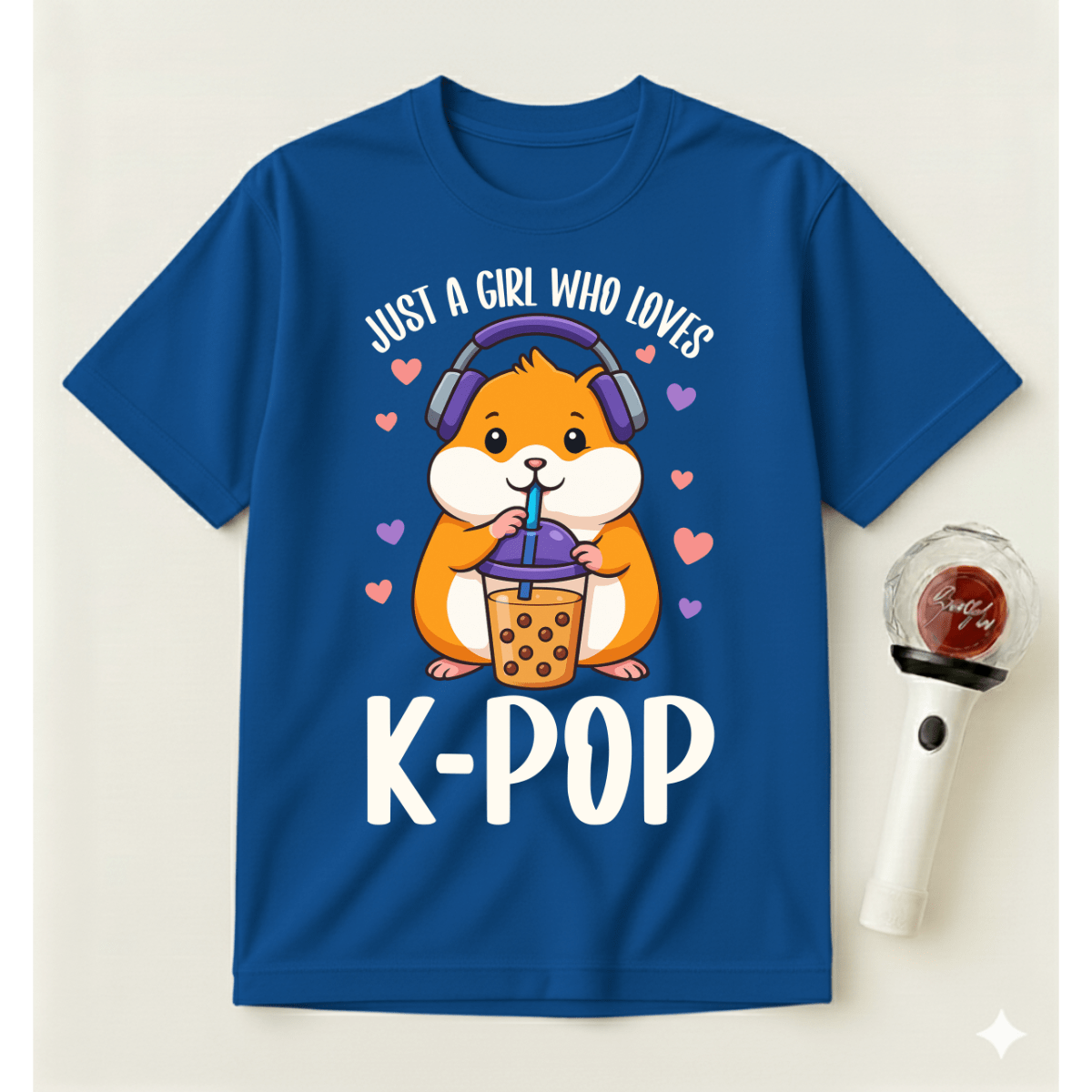 JUST A GIRL WHO LOVES K-POP T-SHIRT