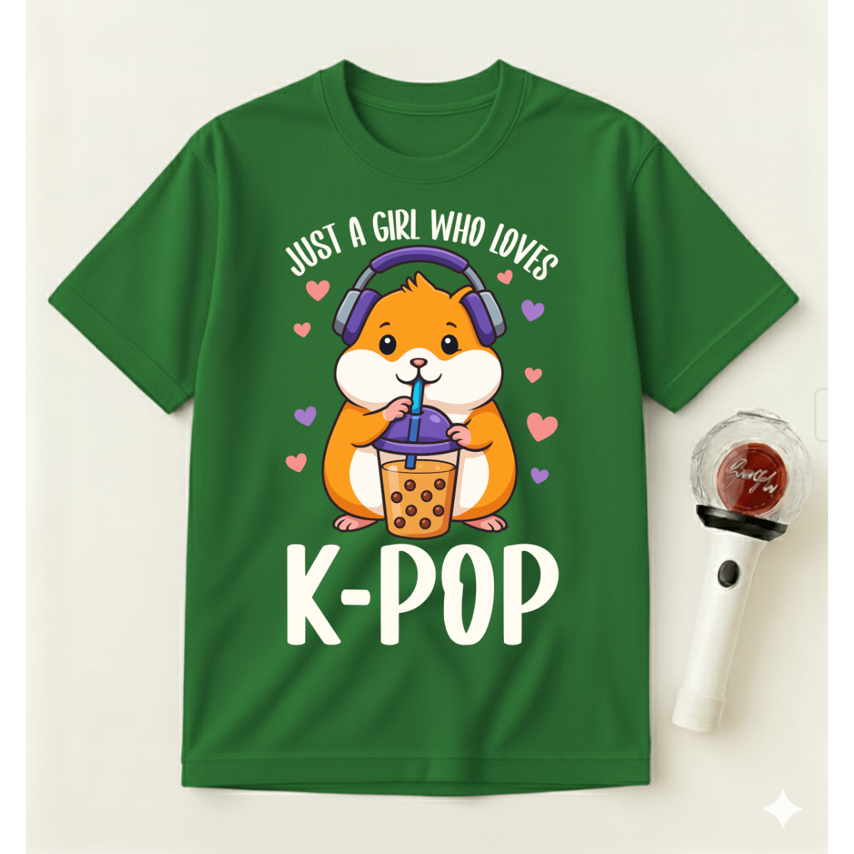JUST A GIRL WHO LOVES K-POP T-SHIRT