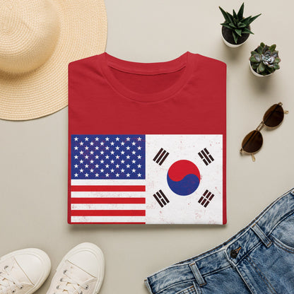 USA & South Korea Flag T-Shirt — "Yes, I'm Both of Them" Patriotic Korean-American Tee