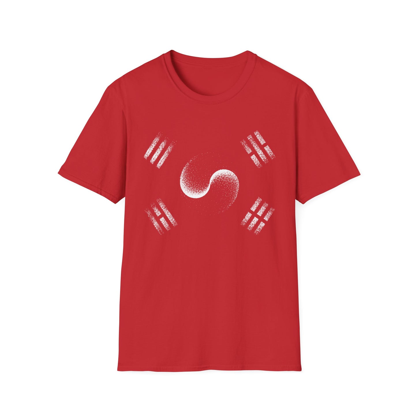 Yin Yang Taeguk Korean Flag T‑Shirt — Minimalist Zen Martial Arts Tee