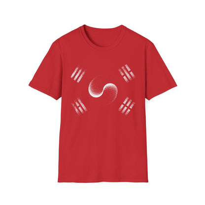 Yin Yang Taeguk Korean Flag T‑Shirt — Minimalist Zen Martial Arts Tee