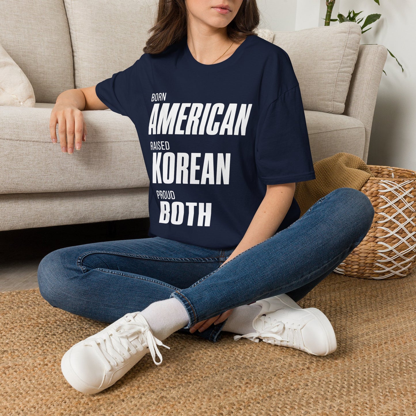 BORN AMERICAN RAISED KOREAN T-SHIRT
