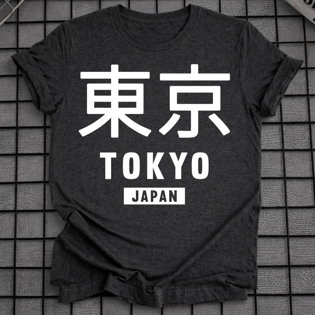 TOKIO JAPAN KANJI CITY T-SHIRT