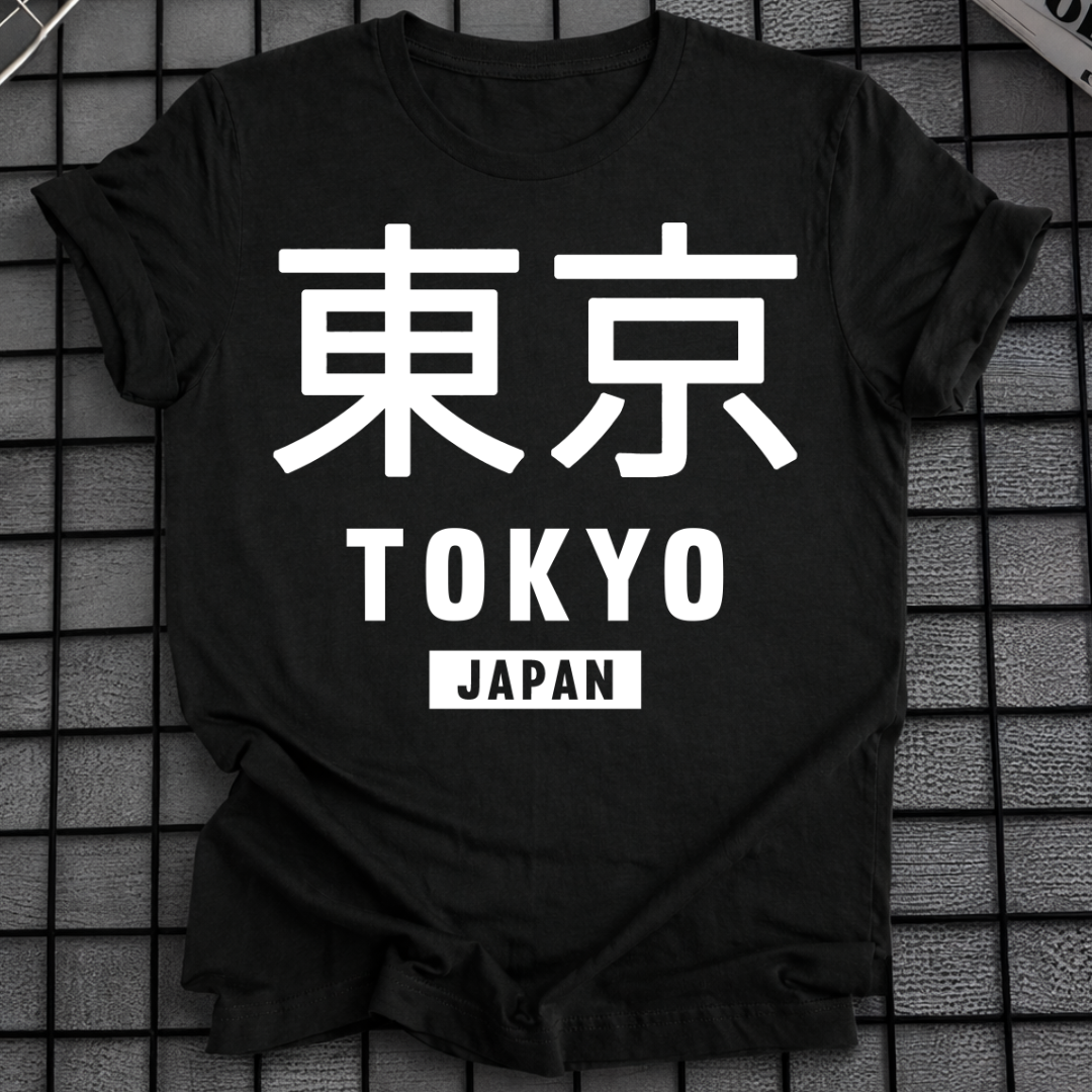 TOKIO JAPAN KANJI CITY T-SHIRT