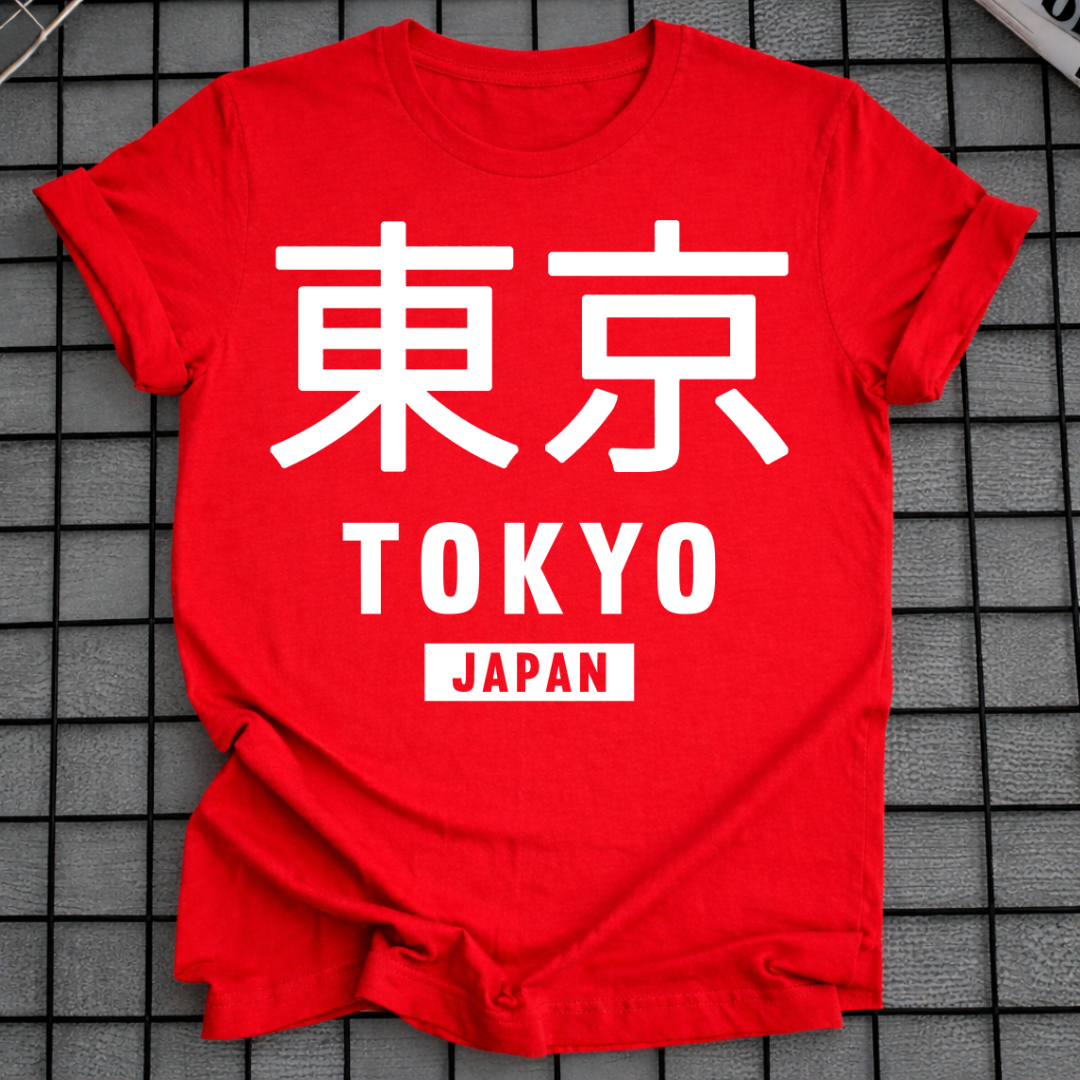TOKIO JAPAN KANJI CITY T-SHIRT