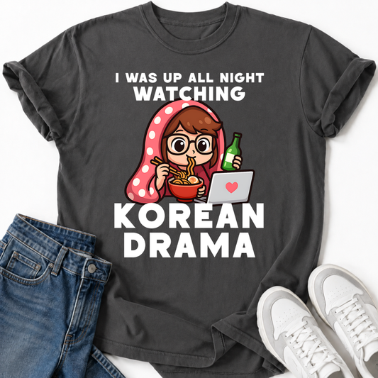 K-DRAMA NIGHT SOJU RAMEN T-SHIRT
