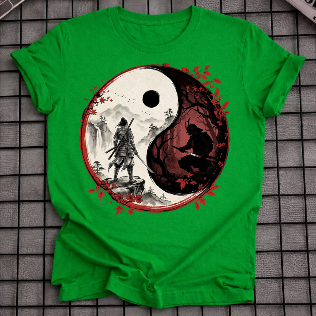 SAMURAI YIN YANG T-SHIRT