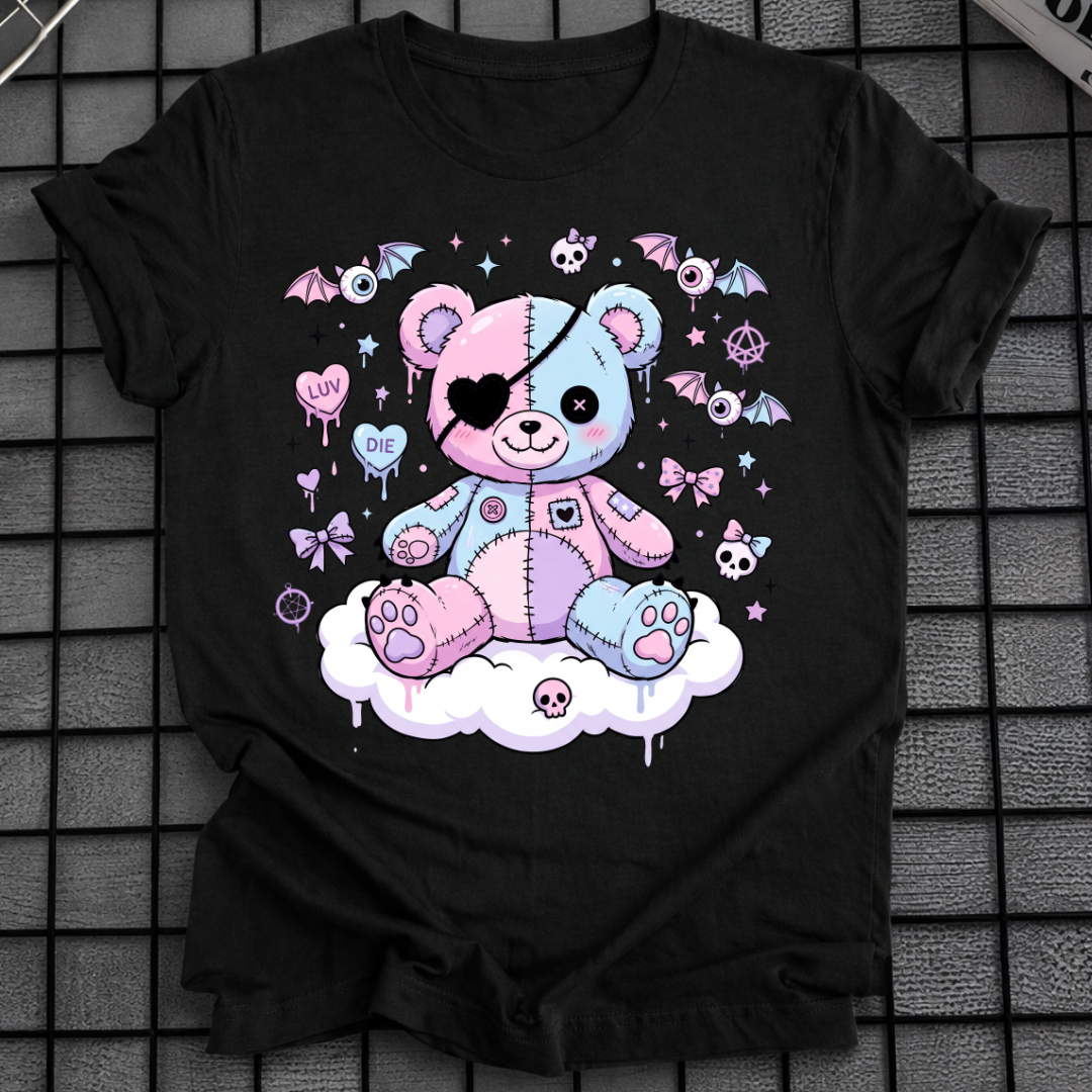 PASTEL-GOTH-BÄREN-T-SHIRT