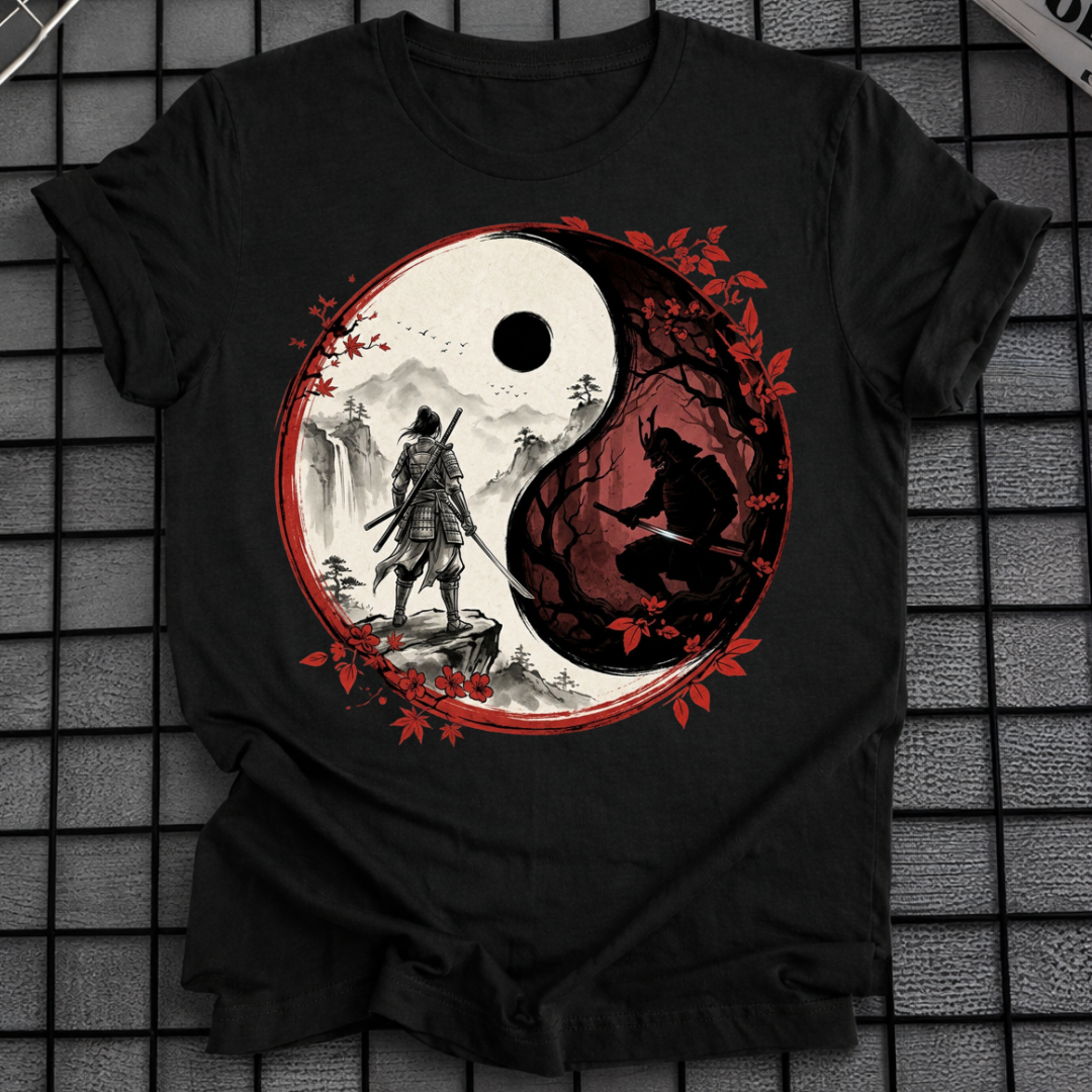 SAMURAI YIN YANG T-SHIRT