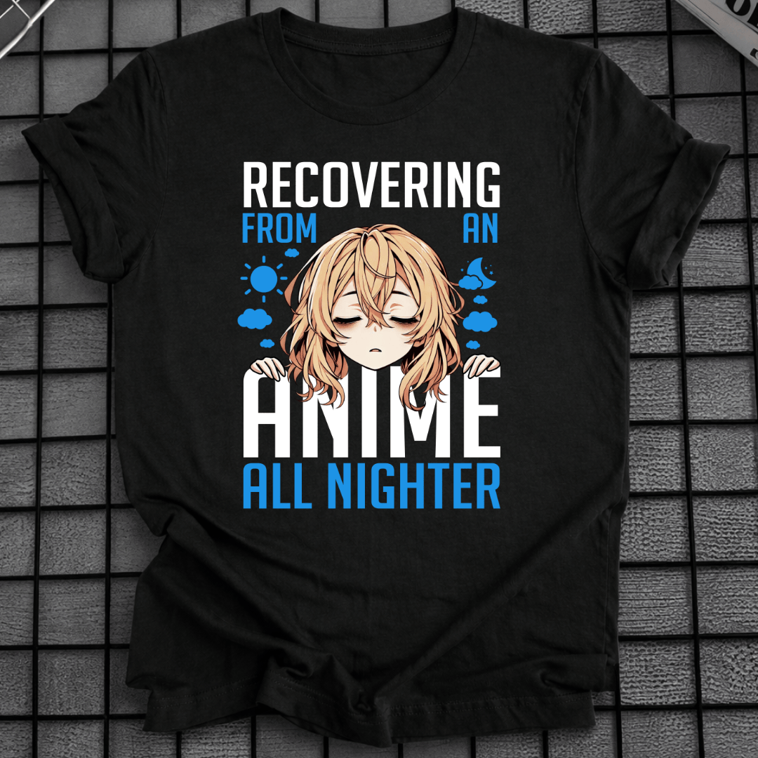 ALL NIGHTER ANIME GIRL T-SHIRT
