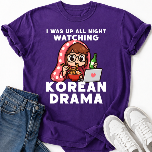 K-DRAMA NIGHT SOJU RAMEN T-SHIRT