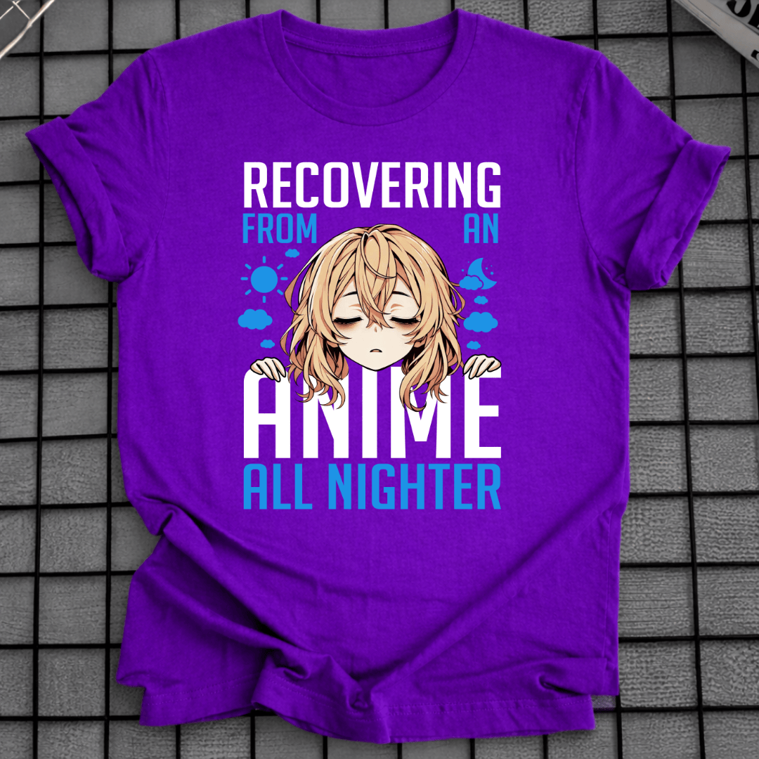 ALL NIGHTER ANIME GIRL T-SHIRT